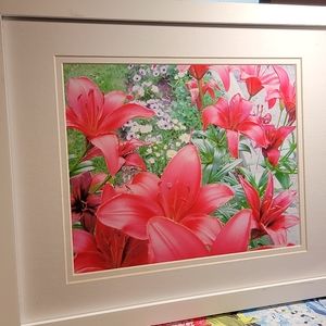 My Garden Framed Print